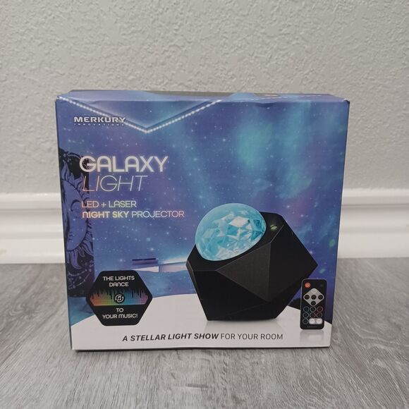 MERKURY INNOVATIONS Multicolor Galaxy Light Projector w/ Remote Control - Picture 1 of 4